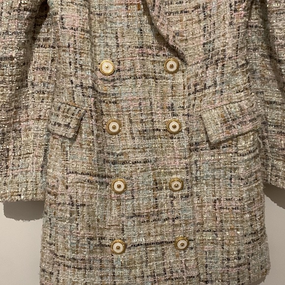 Ronny Kobo Long Sleeve Tweed Dress - Picture 6 of 7